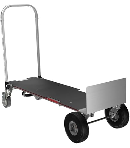 Magline XLSP Gemini XL Convertible Hand Truck, Pneumatic Wheels